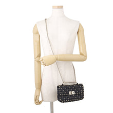 Load image into Gallery viewer, Valentino Garavani Rock Studded Spikes Black7W2B0123NAP_0N0 Lambskin Size Small
