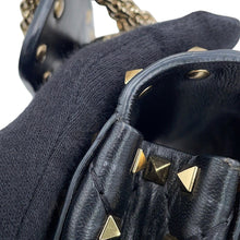 Load image into Gallery viewer, Valentino Garavani Rock Studded Spikes Black7W2B0123NAP_0N0 Lambskin Size Small
