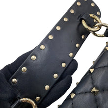 Load image into Gallery viewer, Valentino Garavani Rock Studded Spikes Black7W2B0123NAP_0N0 Lambskin Size Small
