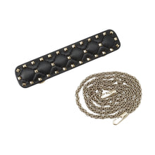 Load image into Gallery viewer, Valentino Garavani Rock Studded Spikes Black7W2B0123NAP_0N0 Lambskin Size Small
