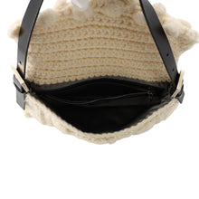 Load image into Gallery viewer, FENDI Mamma bucket White/Black16059 Wool Leather
