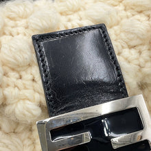 Load image into Gallery viewer, FENDI Mamma bucket White/Black16059 Wool Leather
