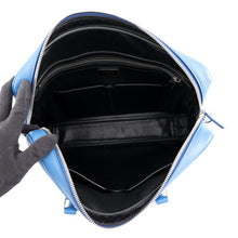 Load image into Gallery viewer, PRADA Briefcase 2way Handbag Blue2VE368_9Z2_F0NOF Saffiano LeatherLeather
