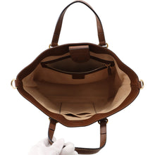Load image into Gallery viewer, GUCCI 2way Handbag Brown473887 GG Supreme Leather
