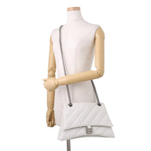 Load image into Gallery viewer, BALENCIAGA ChainShoulder Crash White716393210J09001 Leather Size Medium
