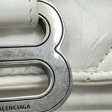 将图像加载到图库查看器中，BALENCIAGA ChainShoulder Crash White716393210J09001 Leather Size Medium
