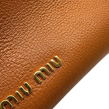 Load image into Gallery viewer, MIUMIU Tote Bag Brown5BG059 Leather
