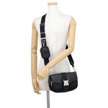 Load image into Gallery viewer, PRADA Re-Nylon Shoulder Bag block1BD295_2ATN_F0002 Nylon BrushedLeather
