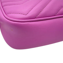 Load image into Gallery viewer, GUCCI GG Marmont Shoulder Bag Purple448065 Leather
