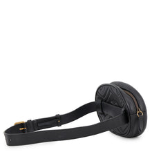 将图像加载到图库查看器中，GUCCI GG Marmont belt bag Black491294 DSVRT 1000 Leather
