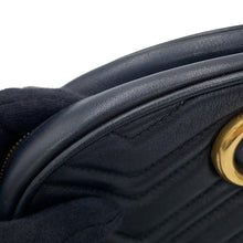 将图像加载到图库查看器中，GUCCI GG Marmont belt bag Black491294 DSVRT 1000 Leather
