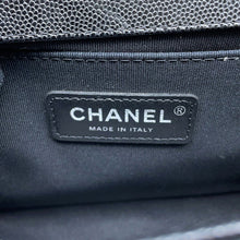 Load image into Gallery viewer, CHANEL Boy Chanel ChainShoulder Bag BlackA67086 Caviar Leather Size 25
