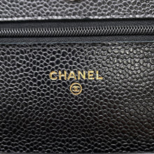 Load image into Gallery viewer, CHANEL Matelasse Classic Chain Wallet BlackAP0250 Caviar Leather
