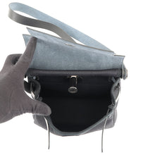 Load image into Gallery viewer, HERMES Herbag zip Black Toile H Vache Hunter Leather Size Mini
