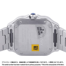 将图像加载到图库查看器中，CARTIER Santos de Cartier MM W35.1mm Stainless Steel K18YG Opaline DialW2SA0016
