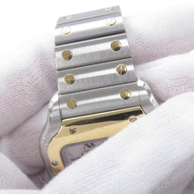 将图像加载到图库查看器中，CARTIER Santos de Cartier MM W35.1mm Stainless Steel K18YG Opaline DialW2SA0016
