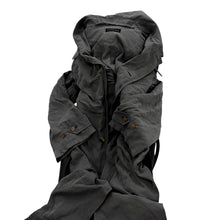 Load image into Gallery viewer, BALENCIAGA Subway Tote Trench Bag Gray826538 Leather
