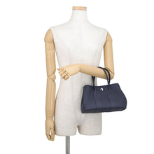 将图像加载到图库查看器中，HERMES Neo Garden Blue Nuit Togo Leather Size 23
