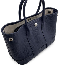 将图像加载到图库查看器中，HERMES Neo Garden Blue Nuit Togo Leather Size 23
