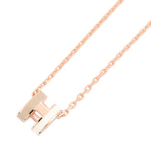 Load image into Gallery viewer, HERMES Pop Ash Necklace Rocabar Size Mini White/Marron glacé Lacquer Metal
