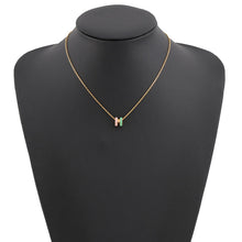 Load image into Gallery viewer, HERMES Pop Ash Necklace Rocabar Size Mini Vert/Rose Lacquer Metal
