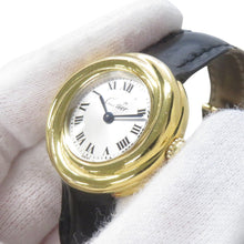 将图像加载到图库查看器中，CARTIER Mast Trinity W27mm SV925 Leather Silver DialW1010644

