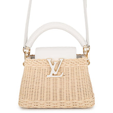 Load image into Gallery viewer, LOUIS VUITTON Capucines snowM26004 Rattan Cowhide Leather Size MINI
