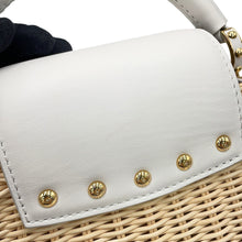 Load image into Gallery viewer, LOUIS VUITTON Capucines snowM26004 Rattan Cowhide Leather Size MINI
