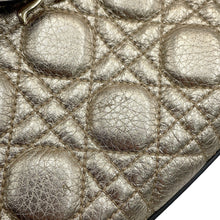 Load image into Gallery viewer, Dior Lady Dior 2way Bag Gold Leather Size Mini
