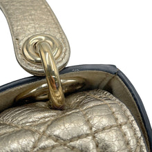 Load image into Gallery viewer, Dior Lady Dior 2way Bag Gold Leather Size Mini
