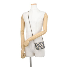 将图像加载到图库查看器中，CHANEL Year-End Gift: Chain Shoulder Bag Beige/Multicolor Canvas
