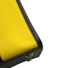 将图像加载到图库查看器中，BALENCIAGA HardWear Small 2WAY Tote Bag Yellow/Black671402 Canvas Leather
