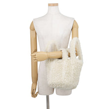 Load image into Gallery viewer, BALENCIAGA Everyday 2WAY Bag Ivory672793 Fur Leather
