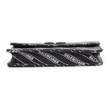 Load image into Gallery viewer, BALENCIAGA Monaco Chain Wallet Black/White561507 Leather

