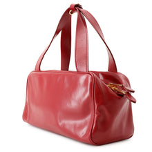 将图像加载到图库查看器中，MIUMIU Handbag Bowling Red5BB182 Leather
