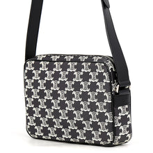 Load image into Gallery viewer, CELINE Triomphe Messenger Medium Black/White194502 PVC Leather
