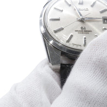 Load image into Gallery viewer, SEIKO Grand Seiko Second Model Date W36mm Stainless Steel Leather Silver Dial5722-9991
