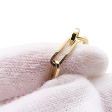 Load image into Gallery viewer, HERMES Kelly Chaine Lariat Necklace Size STH218272B 00ST 18K Yellow Gold
