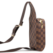 将图像加载到图库查看器中，LOUIS VUITTON Geronimos BrownN51994 Damier Ebene Canvas
