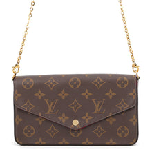 将图像加载到图库查看器中，LOUIS VUITTON Felicie Pochette FuchsiaM81896 Monogram
