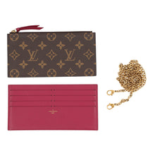 将图像加载到图库查看器中，LOUIS VUITTON Felicie Pochette FuchsiaM81896 Monogram
