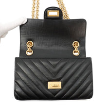 Load image into Gallery viewer, CHANEL 2.55 ChainShoulder Bag BlackAS0874 Aged Calf Leather Size Mini
