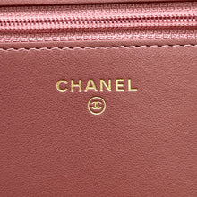 Load image into Gallery viewer, CHANEL Boy Chanel Chain Wallet Pink Velvet
