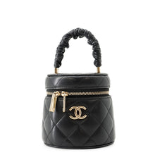 Load image into Gallery viewer, CHANEL Matelasse vanity bag BlackAP2729 Lambskin Size Mini
