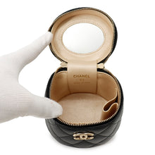 Load image into Gallery viewer, CHANEL Matelasse vanity bag BlackAP2729 Lambskin Size Mini
