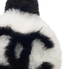 Load image into Gallery viewer, CHANEL Earmuffs CocoNeige White/BlackAAB261 Shearling
