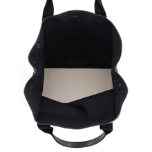 Load image into Gallery viewer, BALENCIAGA Navy Kabas Natural/Black339936 Canvas Leather
