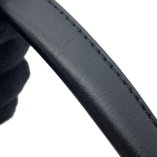 Load image into Gallery viewer, BALENCIAGA Navy Kabas Natural/Black339936 Canvas Leather
