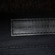 Load image into Gallery viewer, BALENCIAGA Navy Kabas Natural/Black339936 Canvas Leather
