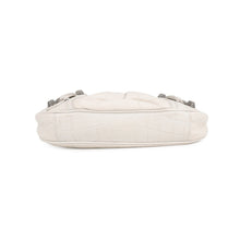 Load image into Gallery viewer, BALENCIAGA Le Cagoule Shoulder Bag White695814 Embossed Leather Size Mini
